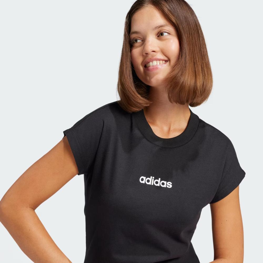 Koszulka damska adidas Sportswear Linear JC8238 - czarne