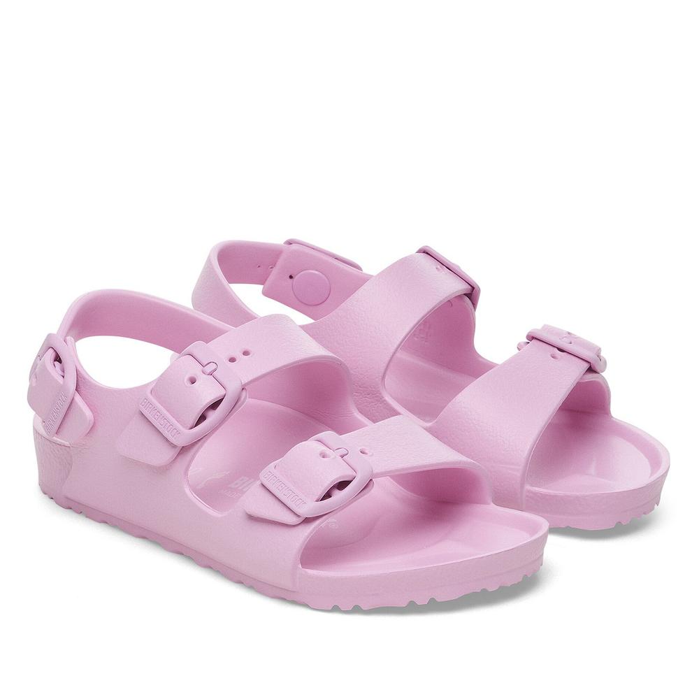 Sandały dziecięce Birkenstock Milano Essentials 1029544 - różowe