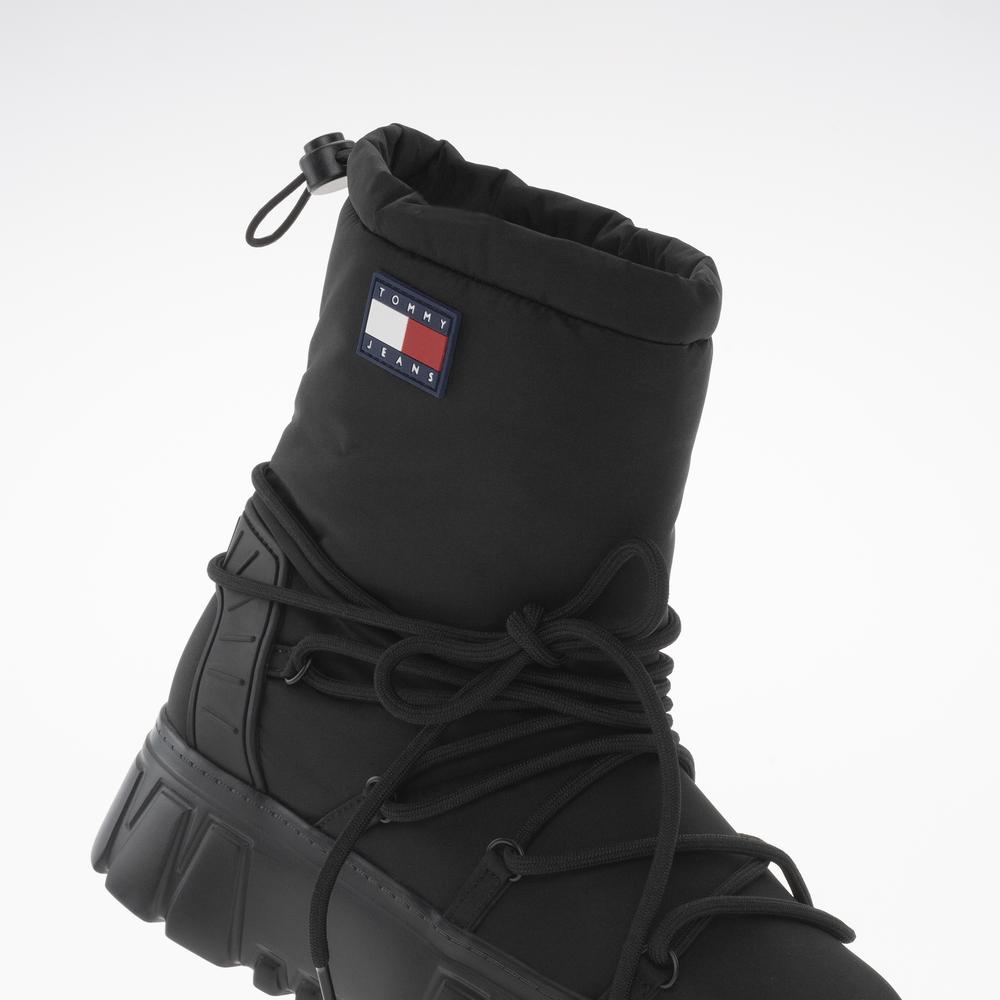 Buty Tommy Jeans Hybrid Boot EN0EN02601-BDS - czarne