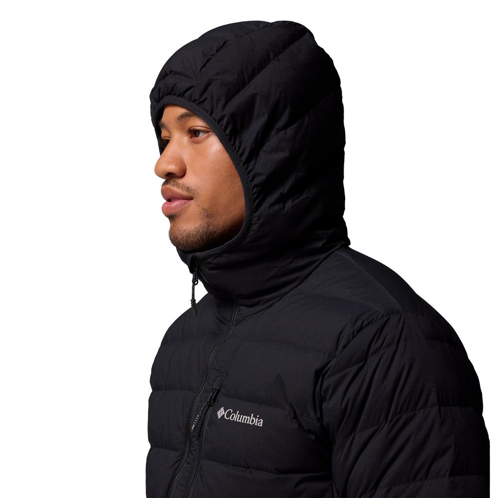 Kurtka męska Columbia Peak Down Hooded 2133972010 - czarna