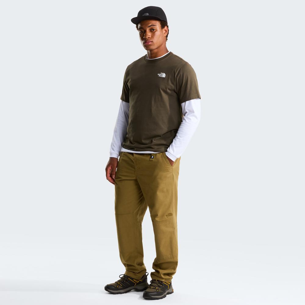 Koszulka męska The North Face Regular Short Graphic 0A8GUW21L1 - brązowa