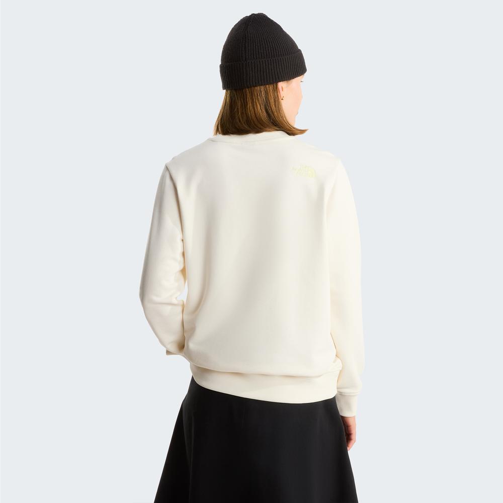Bluza damska The North Face Drew Peak Light Crew 0A8C1EL7N1 - biała