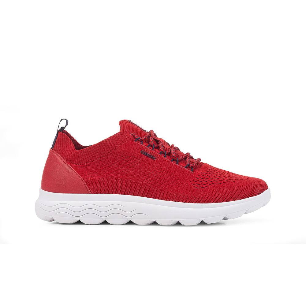 Buty Geox Spherica U15BYA0006KC7000 - czerwone