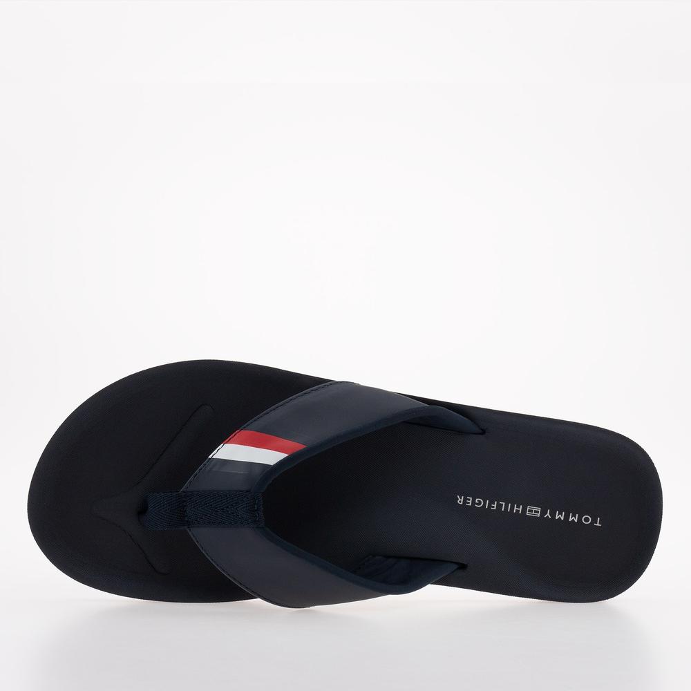 Japonki Tommy Hilfiger Comfortable Padded FM0FM04473-DW5 - granatowe