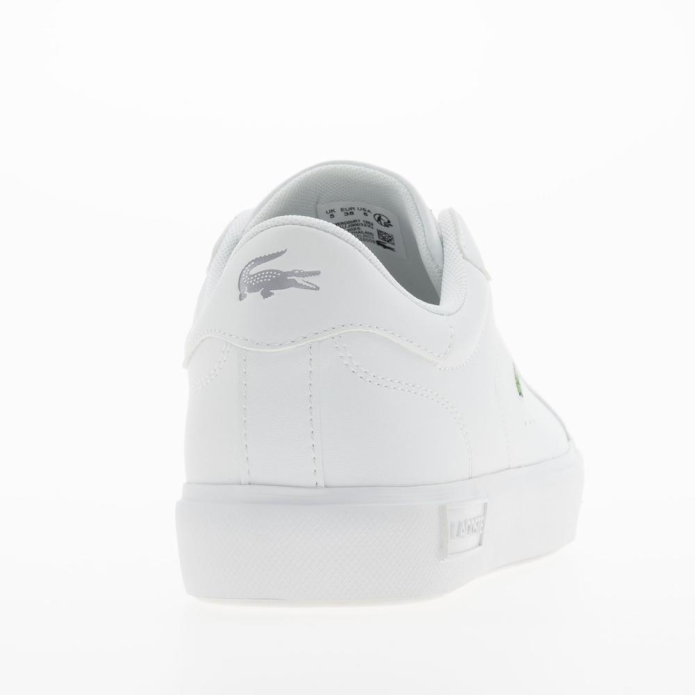 Buty młodzieżowe Lacoste Powercourt 1263 SUJ 751SUJ0003-21G - białe