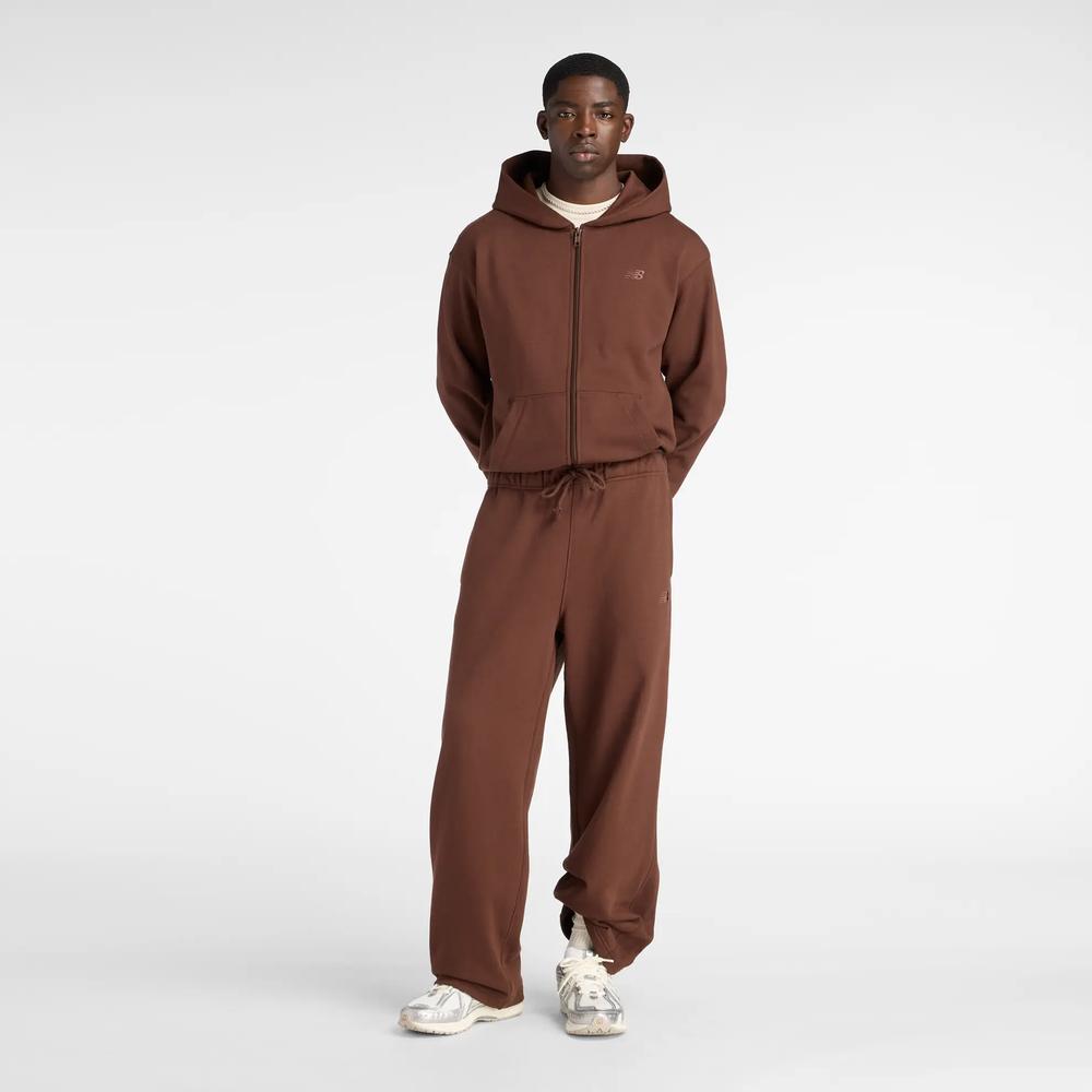 Bluza męska New Balance MJ53506ABJ - brązowa