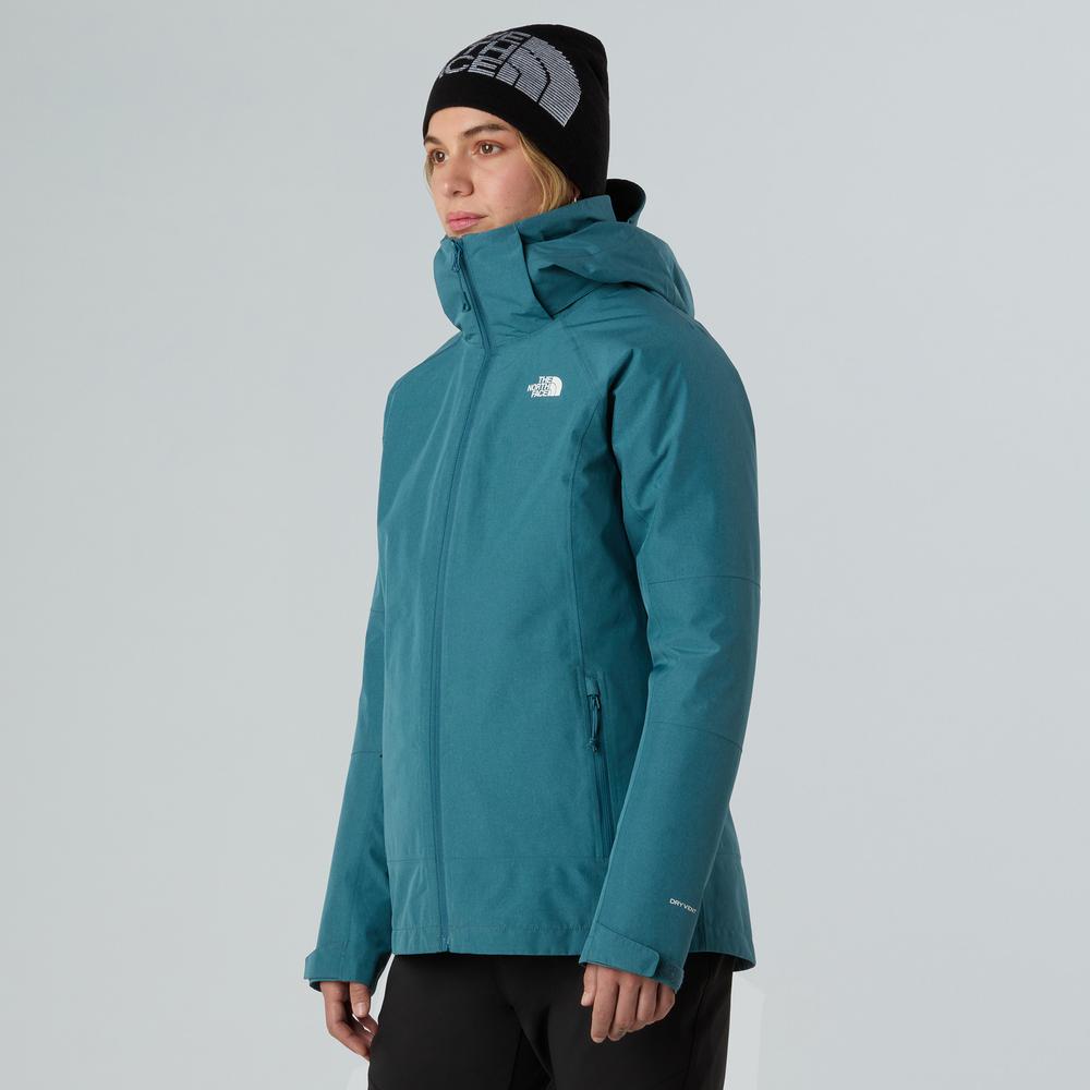 Kurtka damska The North Face Inlux Triclimate 0A8DZQFUK1 - niebieska