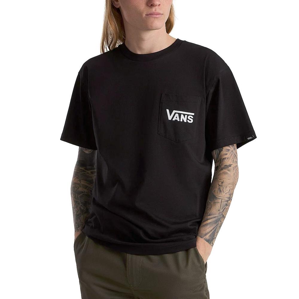 Koszulka męska Vans Style 76 SS VN00004WY281 - czarna