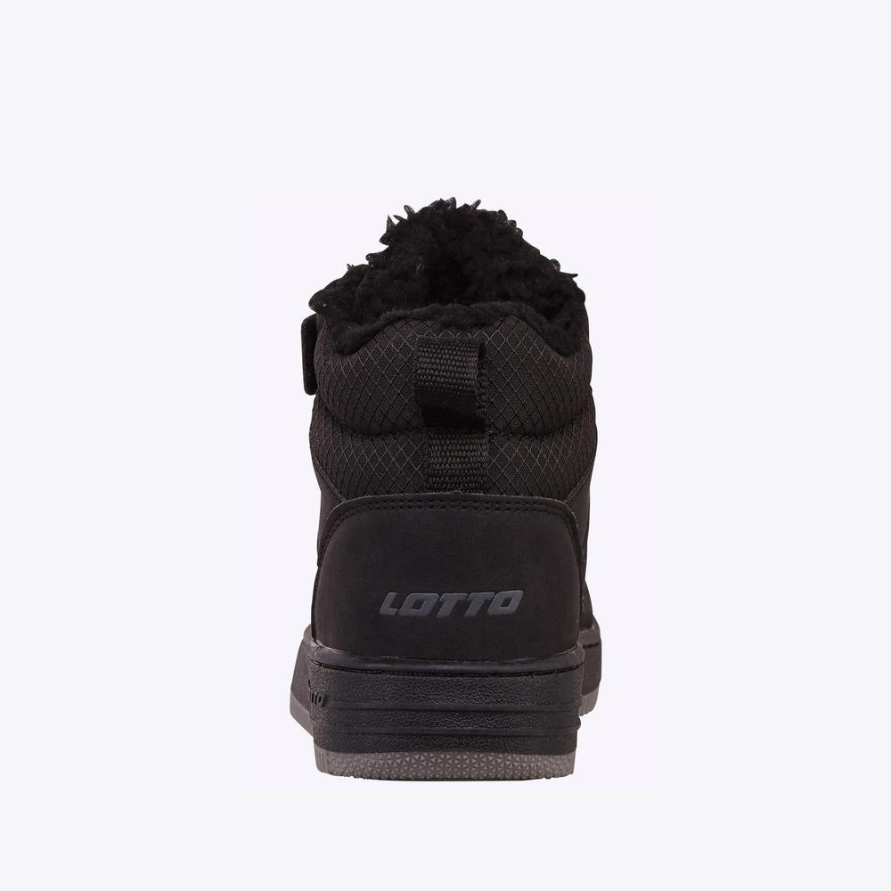 Buty dziecięce Lotto Prehna Fur 2600470K-1111 - czarne