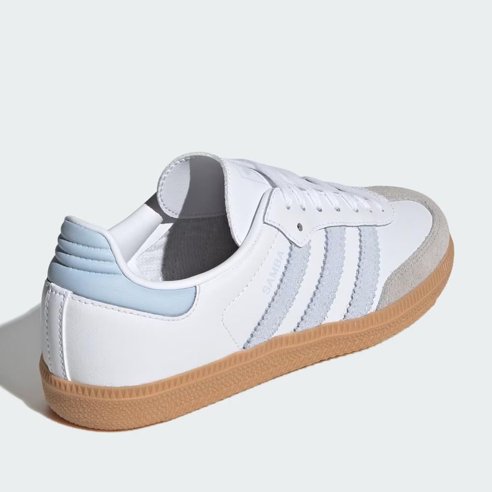 Buty młodzieżowe adidas Originals Samba OG J JQ2019 - białe