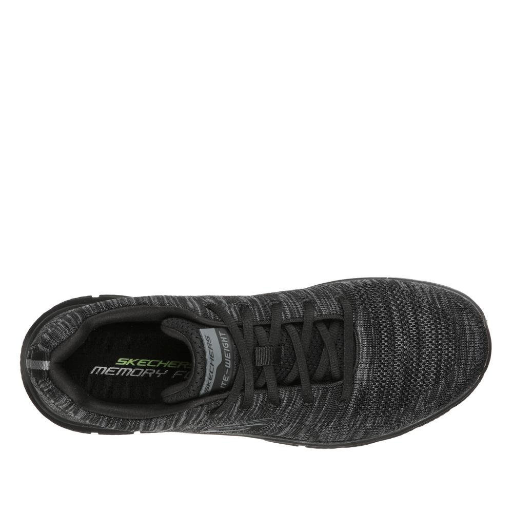 Buty męskie Skechers Track Front Runner 232298BBK - czarne