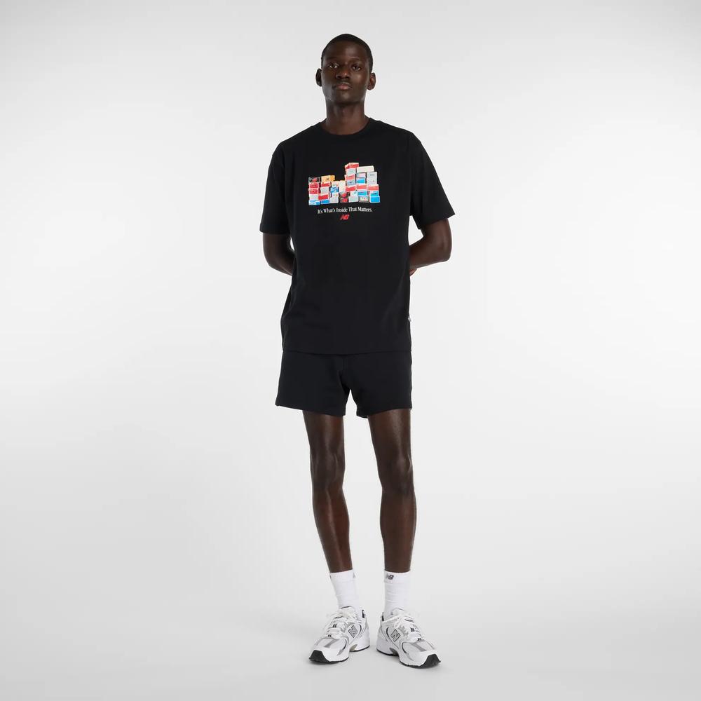 Koszulka męska New Balance MT61H0DXBK  - czarna