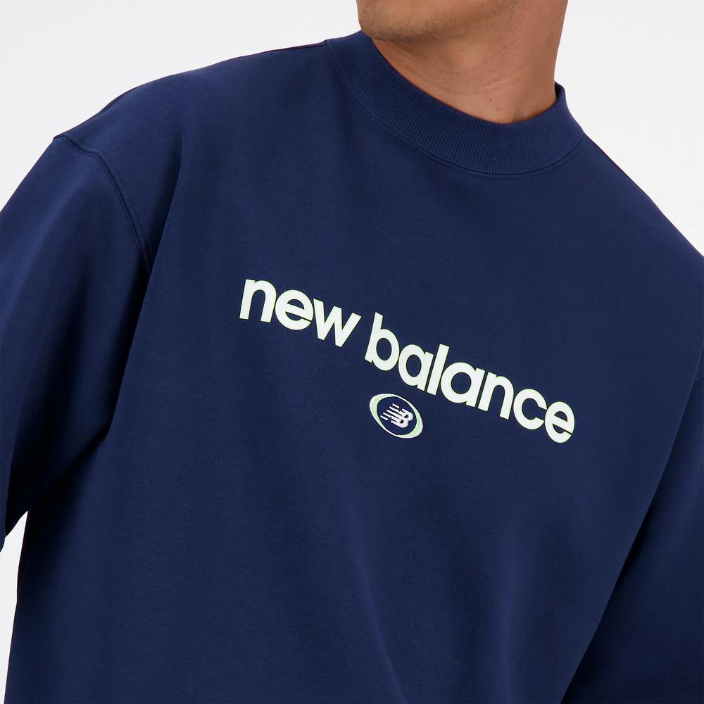 Bluza New Balance MT41597NNY - granatowa