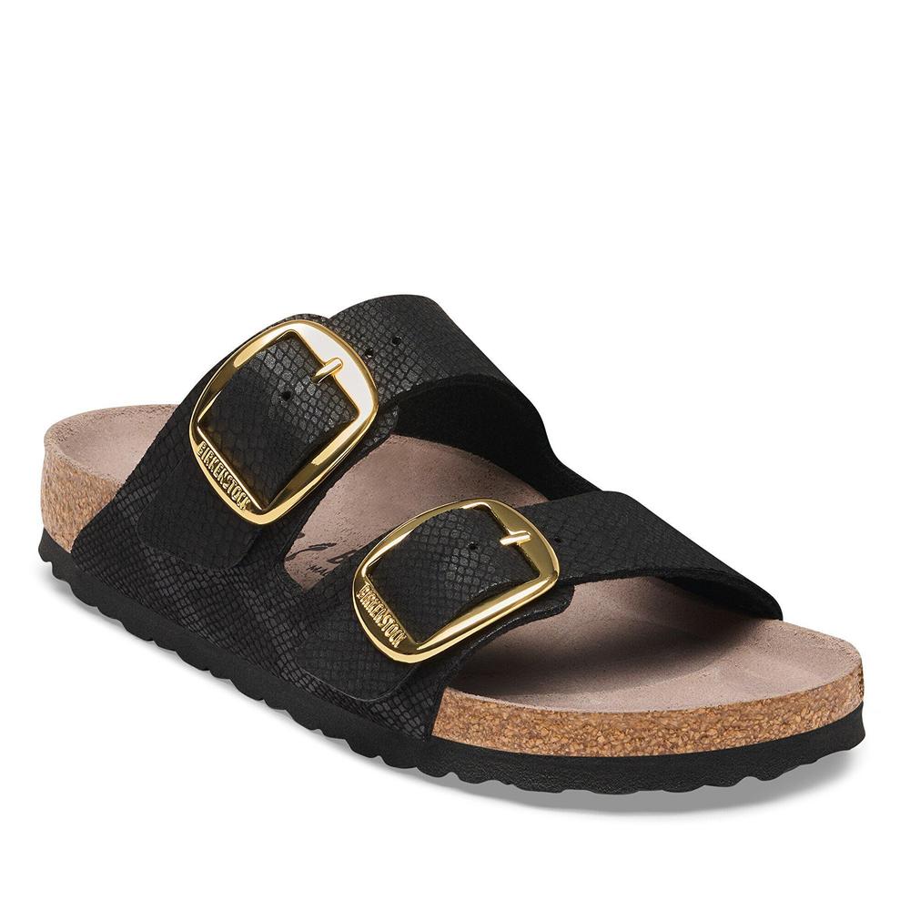 Klapki damskie Birkenstock Arizona Big Buckle 1032881 - czarne