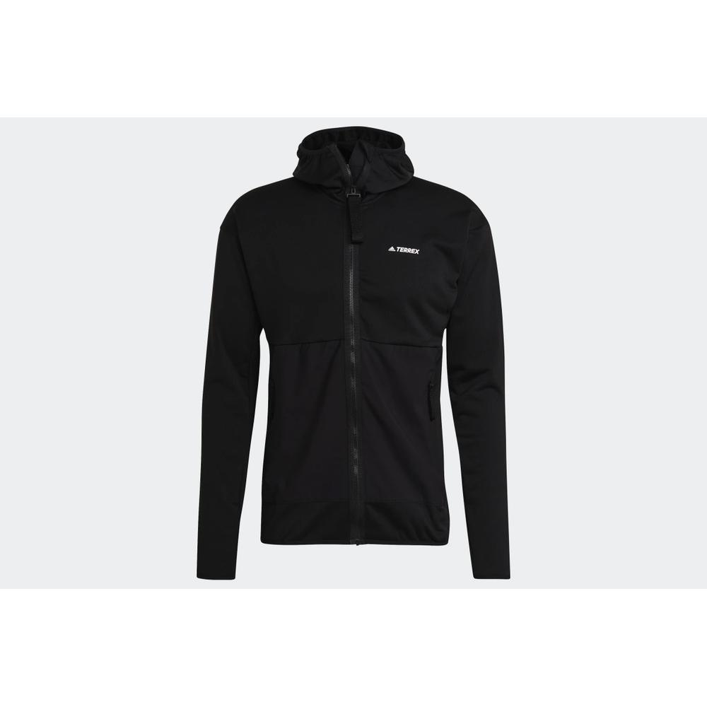 adidas Terrex Tech Fleece Lite Hooded Hiking Jacket > GI7313