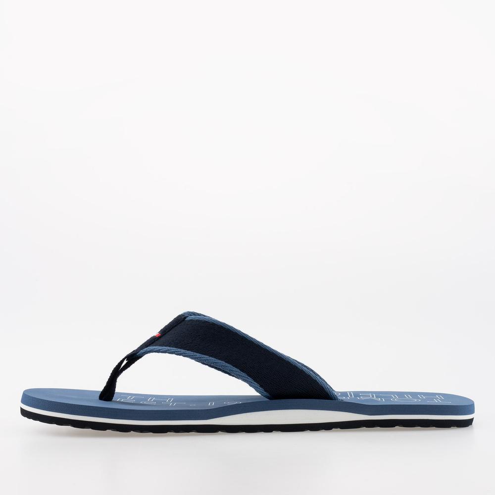 Japonki Tommy Hilfiger Sporty Beach FM0FM04469-DBX - niebieskie