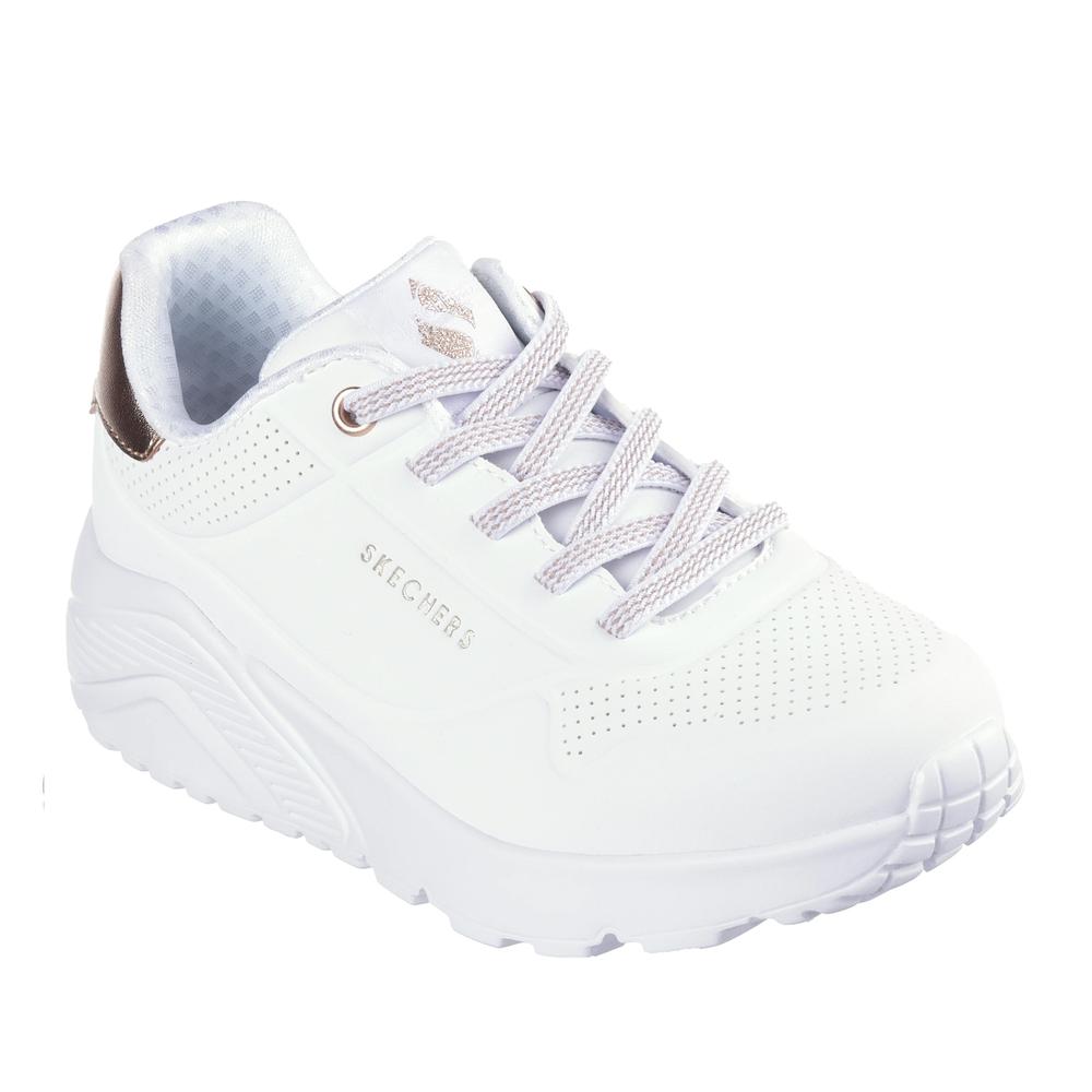 Buty dziecięce Skechers Uno Lite 310384LWHT - białe