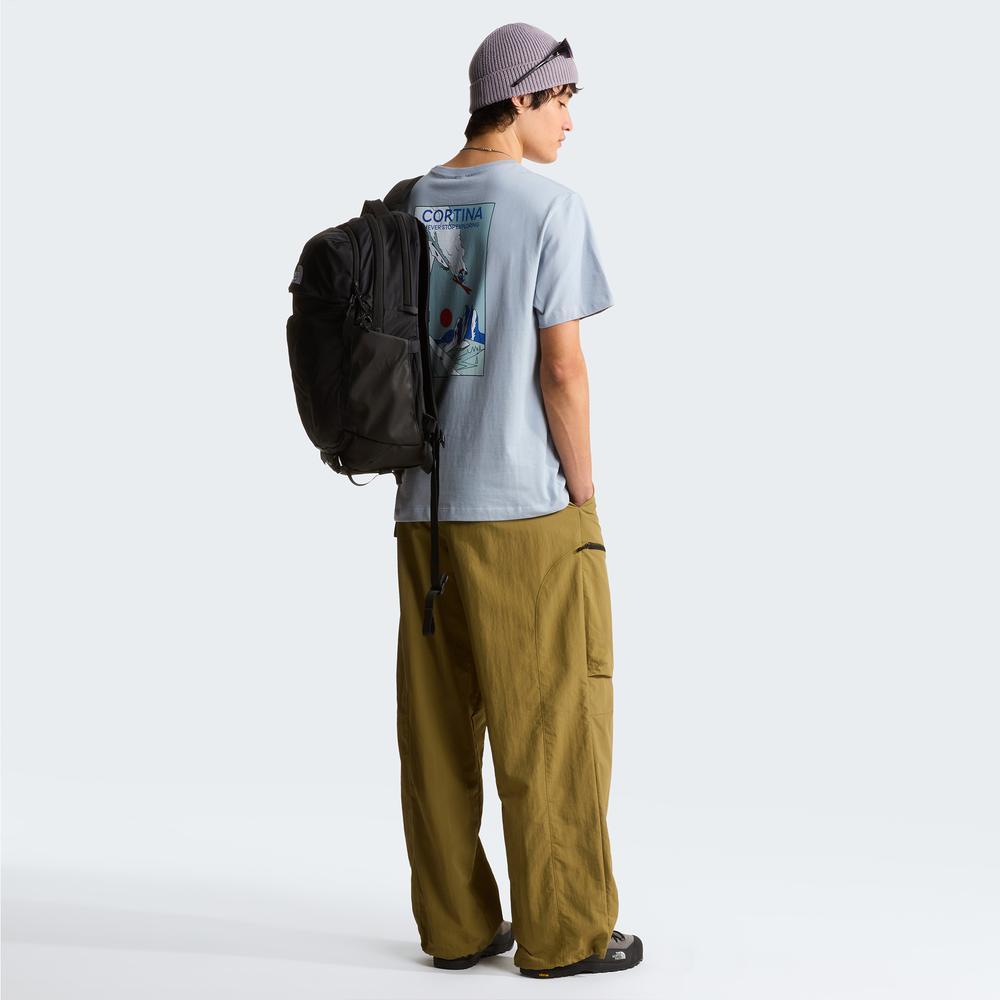 Koszulka męska The North Face Mountain Celebration 0A8G9ZFM21 - niebieska