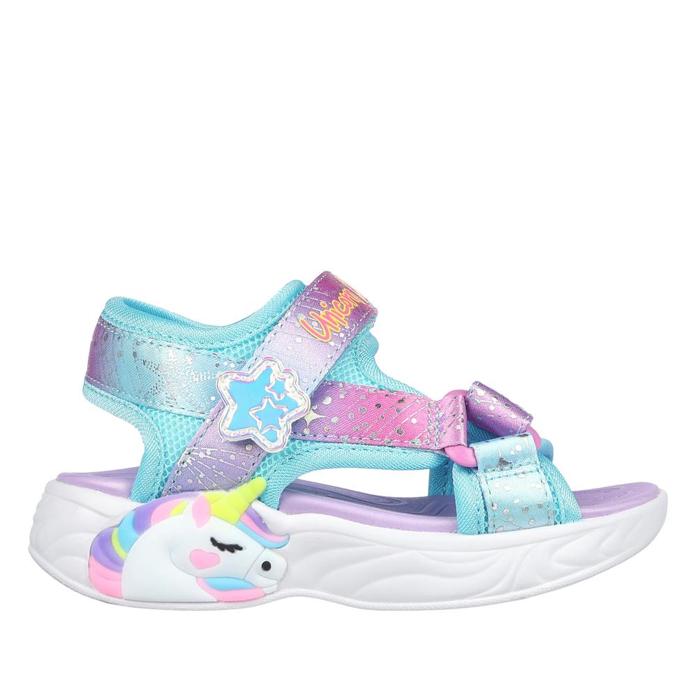 Sandały dziecięce Skechers Unicorn Dreams Majestic Bliss 302682NPRMT - multikolor