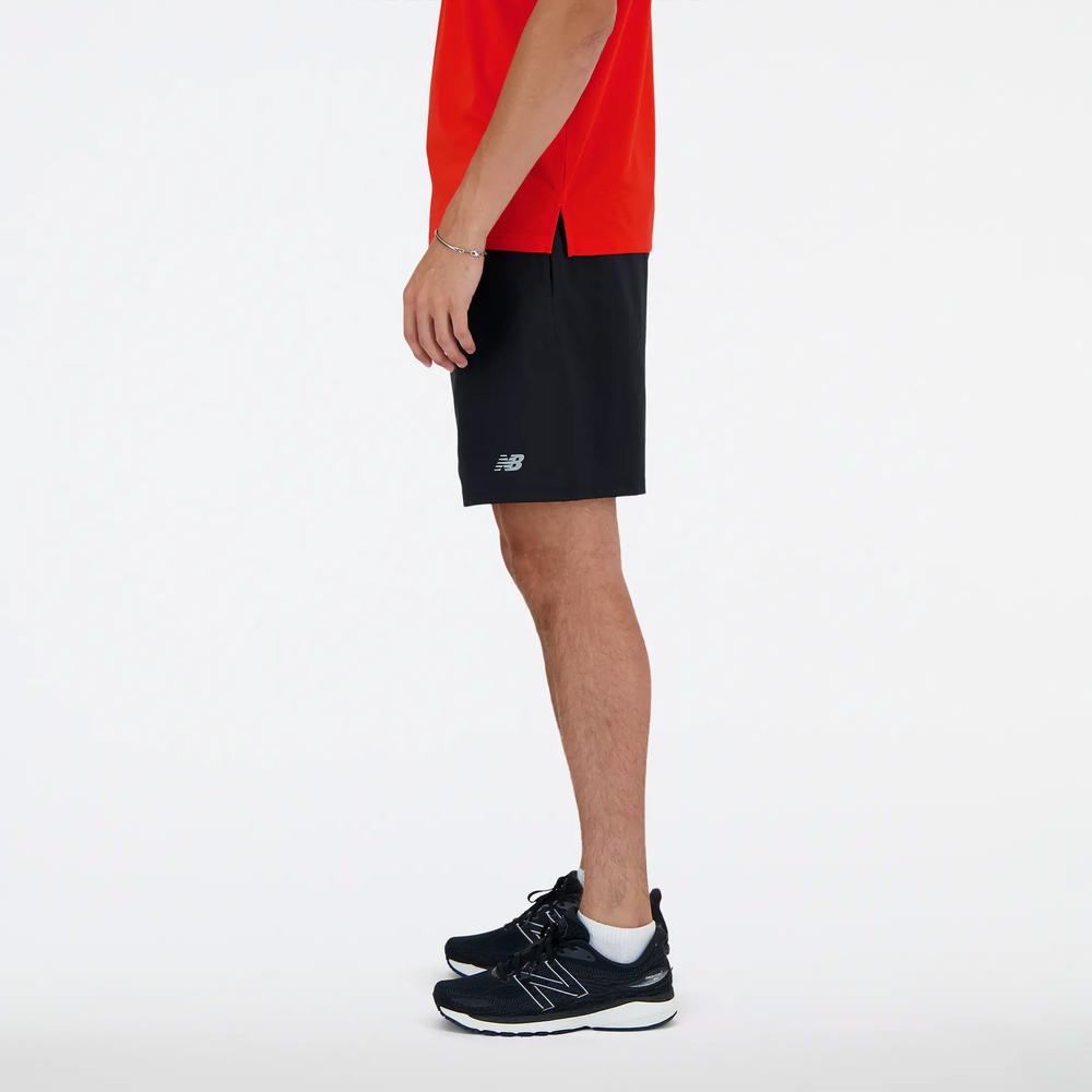 Spodenki męskie New Balance MS41232BK - czarne