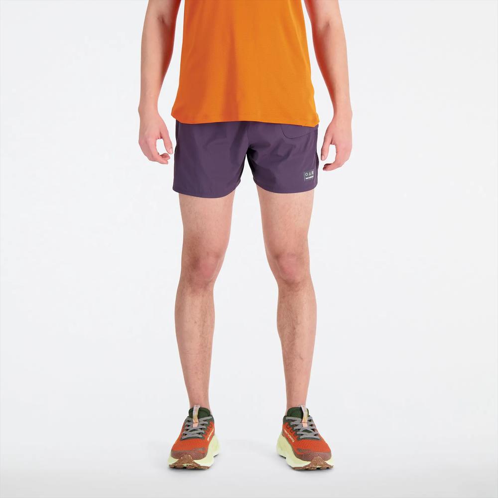 Spodenki New Balance MS33278ILL - fioletowe