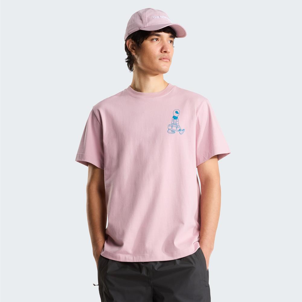 Koszulka męska The North Face Alien 0A8G9G0SO1 - różowa