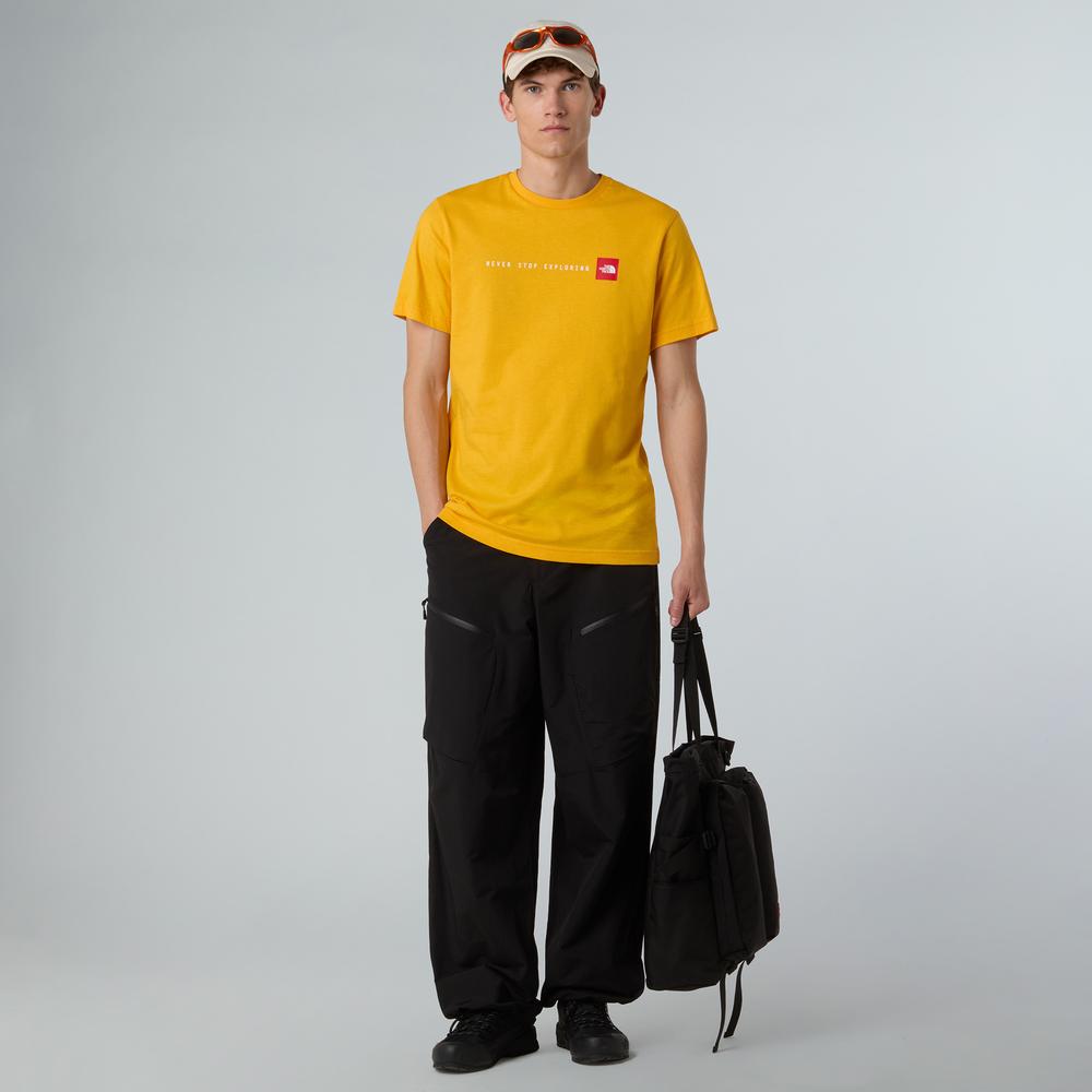 Koszulka męska The North Face Never Stop Exploring 0A87NS56P1 - żółta