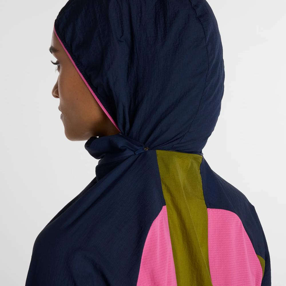 Kurtka damska New Balance WJ61J326AAN - zielona