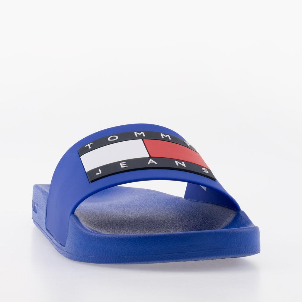 Klapki Tommy Jeans Pool Slide EM0EM01191-C66 - granatowe