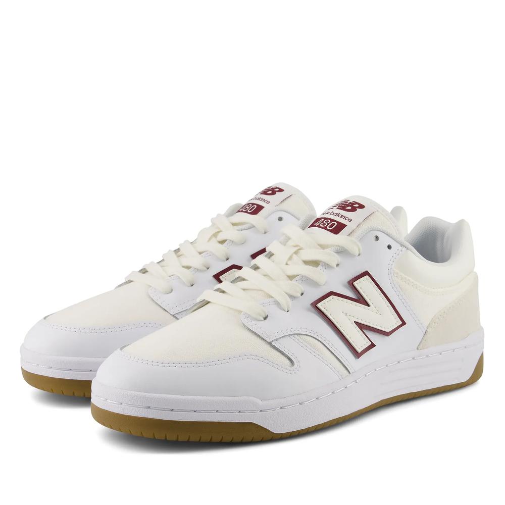 Buty unisex New Balance U480P1BB - białe