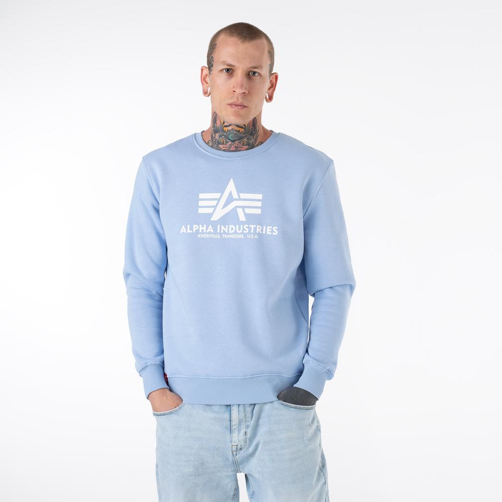Bluza Alpha Industries Basic 178302513 - niebieska