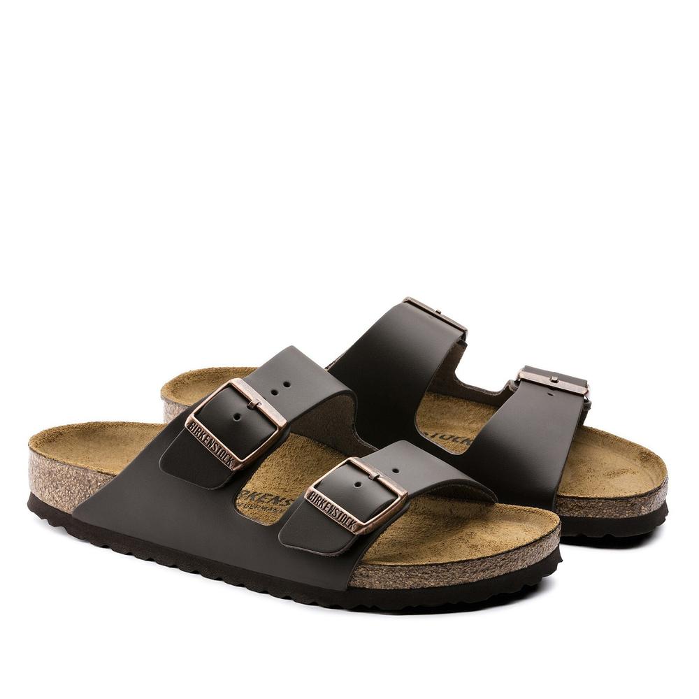 Klapki damskie Birkenstock Arizona 51103 - brązowe