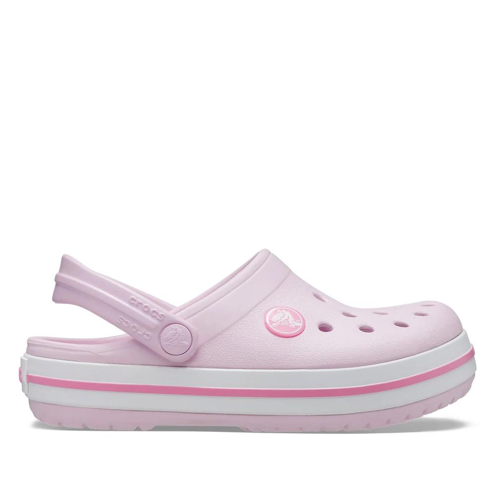 Klapki Crocs Crocband Clog 207006-6GD - różowe