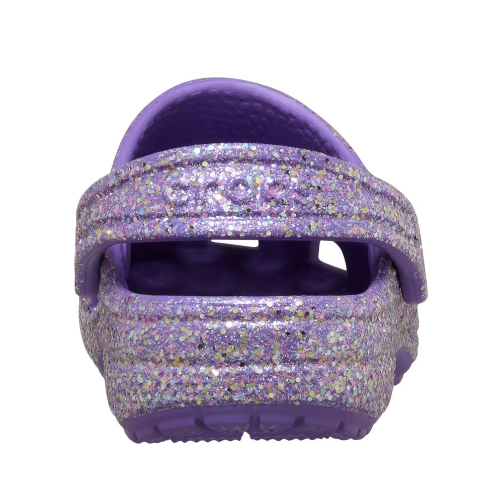 Klapki dziecięce Crocs Classic Fantasy Glitter Clog 212562-510 - fioletowe