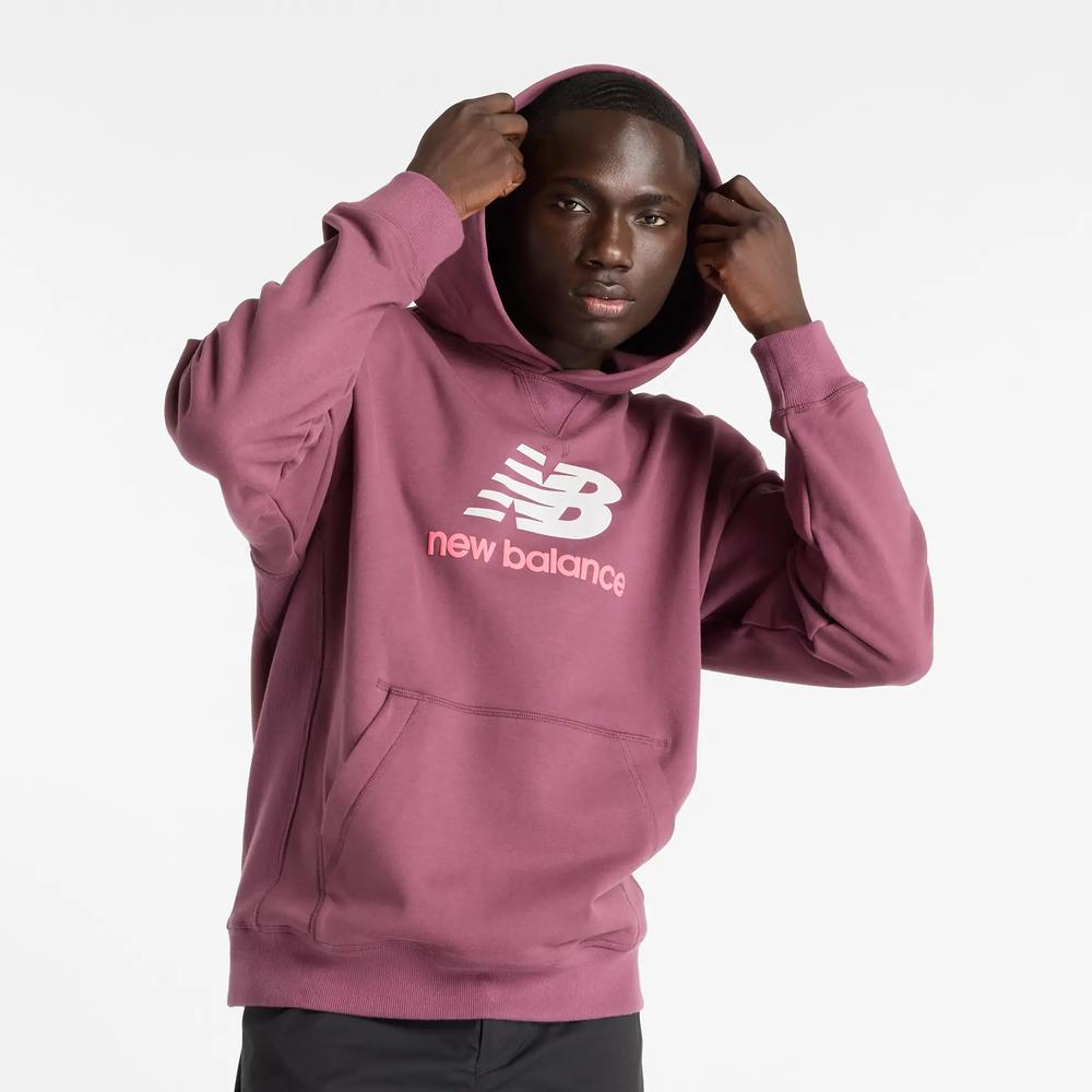 Bluza męska New Balance MT51512FDP - różowa