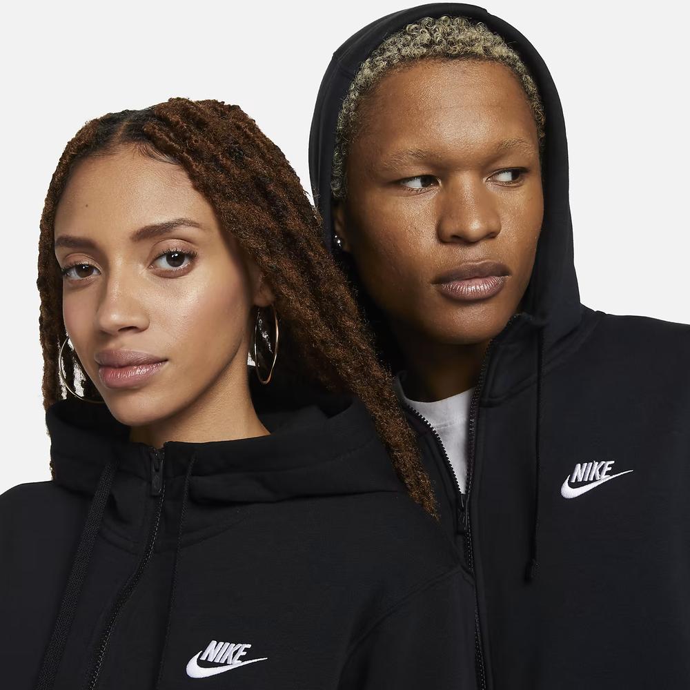 Bluza Nike NSW W Club Hoodie FZ BV2645-010 - czarna