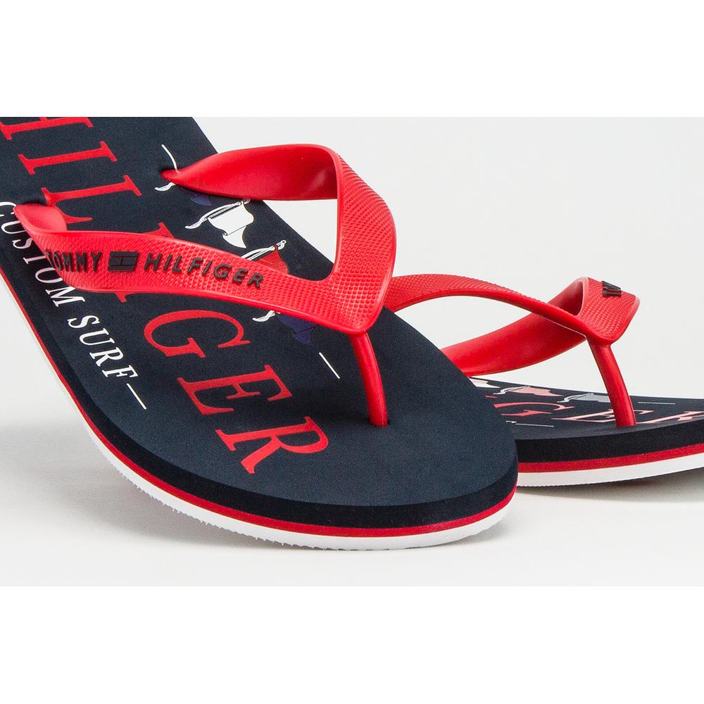 TOMMY HILFIGER NAUTICAL PRINT BEACH SANDAL > FM0FM02699-XLG