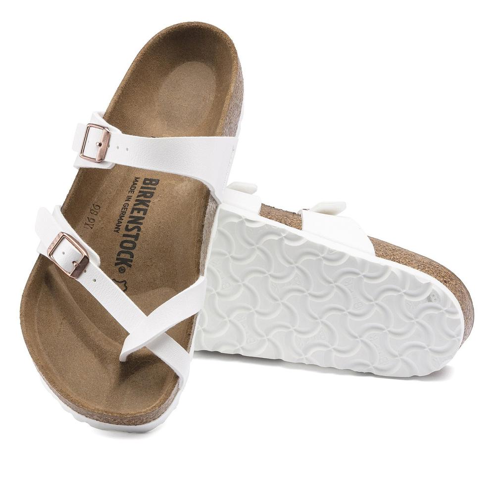 Klapki damskie Birkenstock Mayari 1014190 - białe