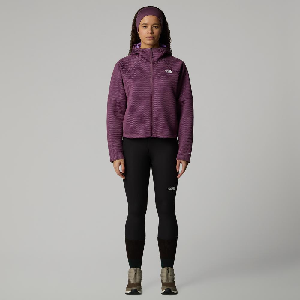 Kurtka The North Face Dotknit Thermal FZ 0A89VE1NI1 - fioletowa