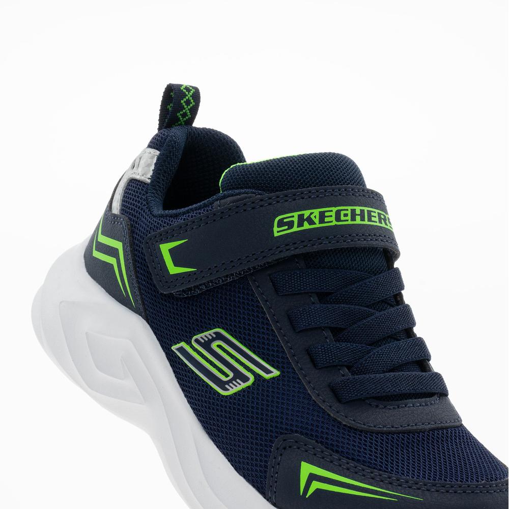 Buty dziecięce Skechers Mazematics 403609LNVLM - granatowe