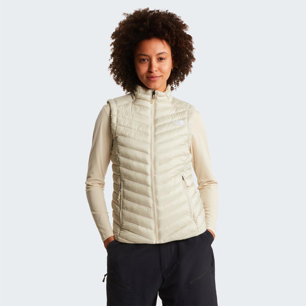 Bezrękawnik damski The North Face Huila 0A8DW5DOM1 - beżowa