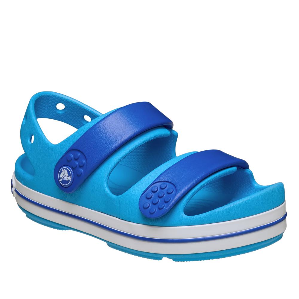 Sandały dziecięce Crocs Crocband Cruiser Sandal 209423-4MO - niebieskie