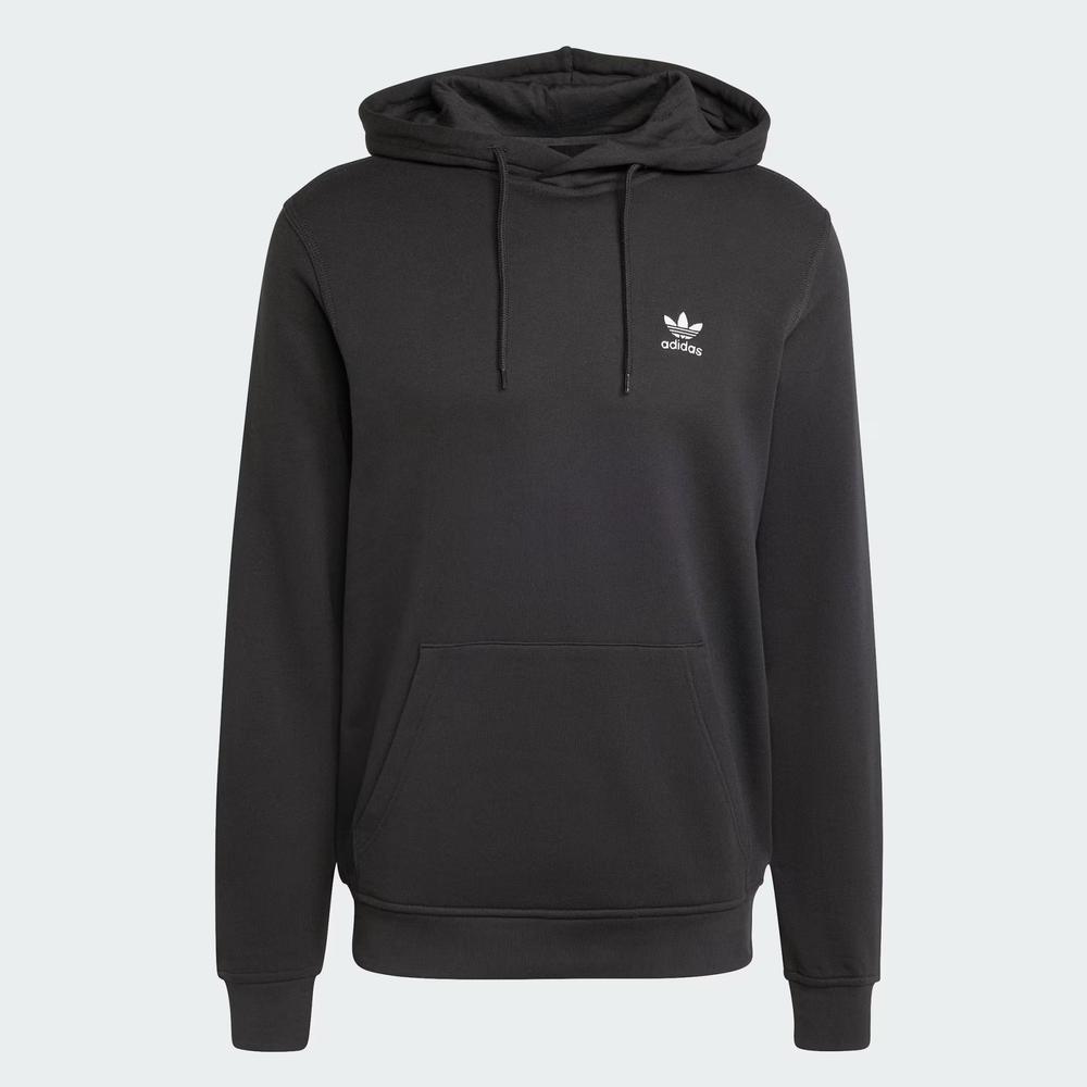 Bluza męska adidas Originals Trefoil Essentials Hoodie French Terry JD2404 - czarna