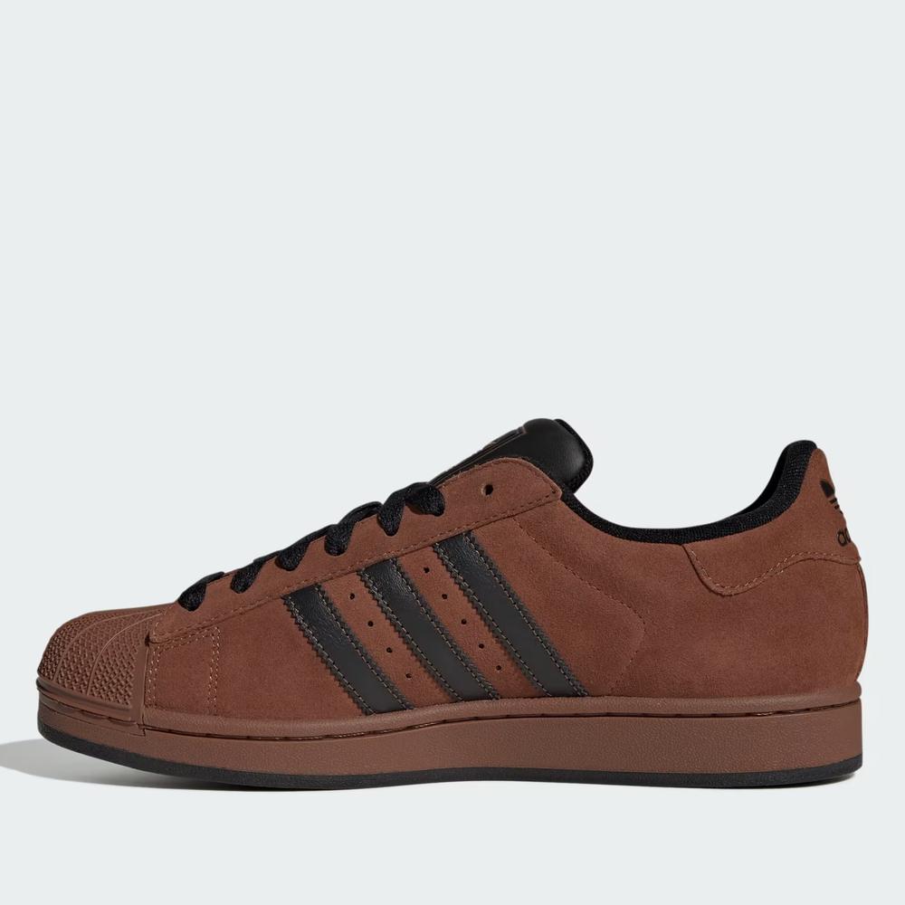 Buty unisex adidas Originals Superstar II IH9318 - brązowe