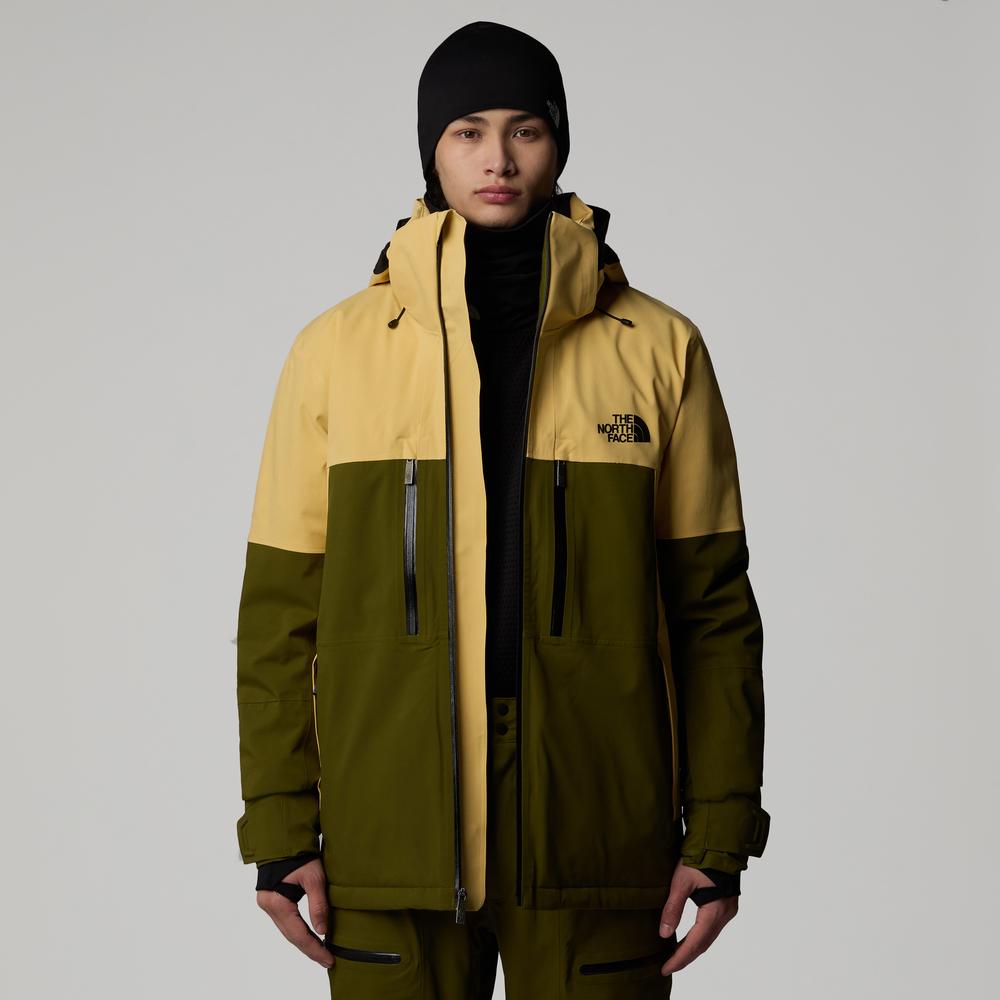 Kurtka The North Face Chakal 0A87Y65TI1 - zielono-żółta