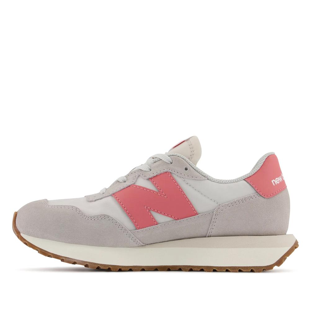 Buty New Balance GS237PK - szare