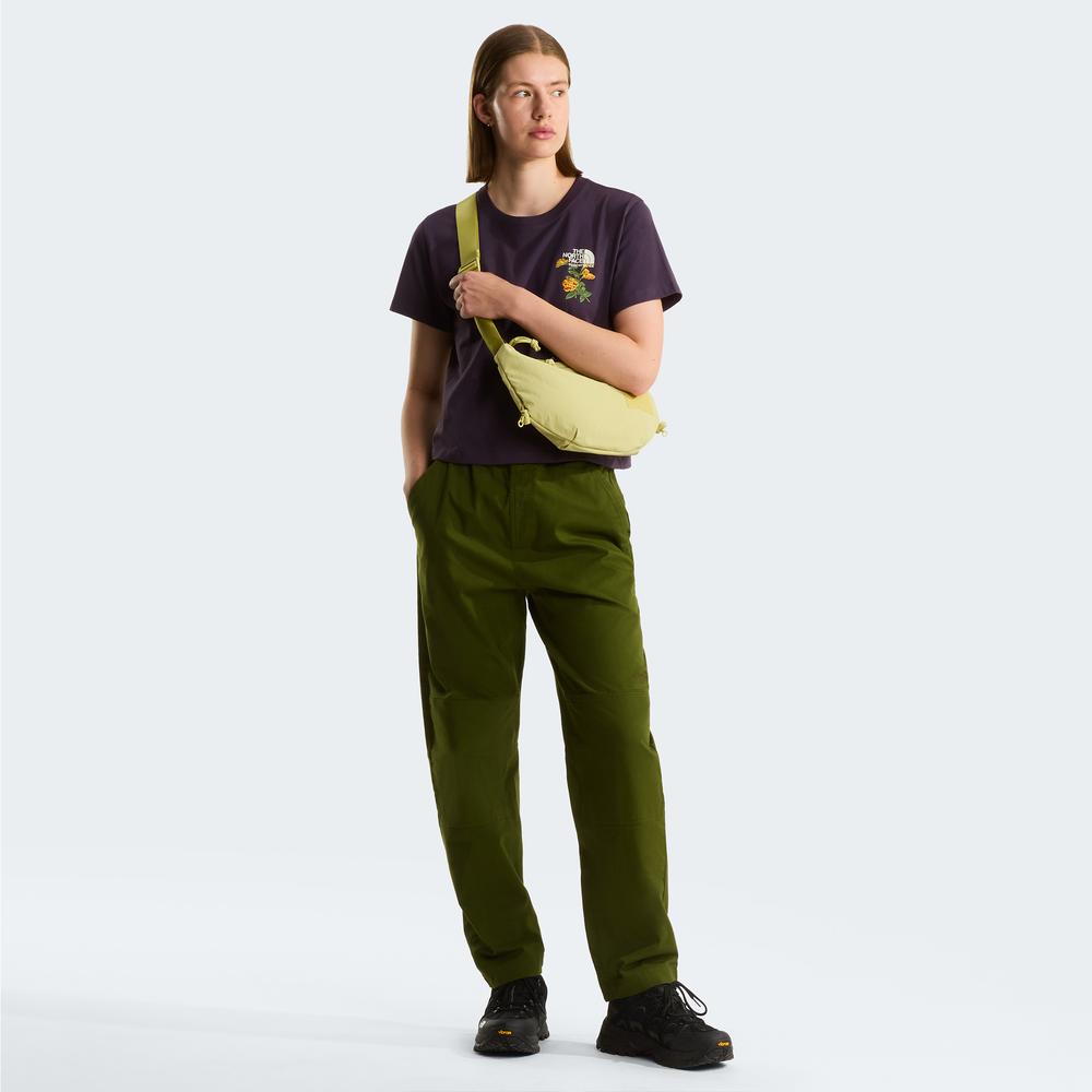 Koszulka damska The North Face Flora 0A8G9QG5O1 - fioletowa