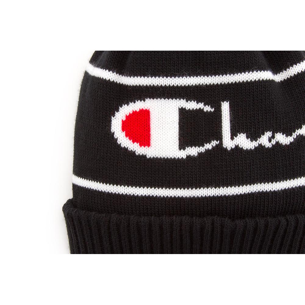 CHAMPION REVERSE WEAVE BEANIE POM POM > CH804713-KK001