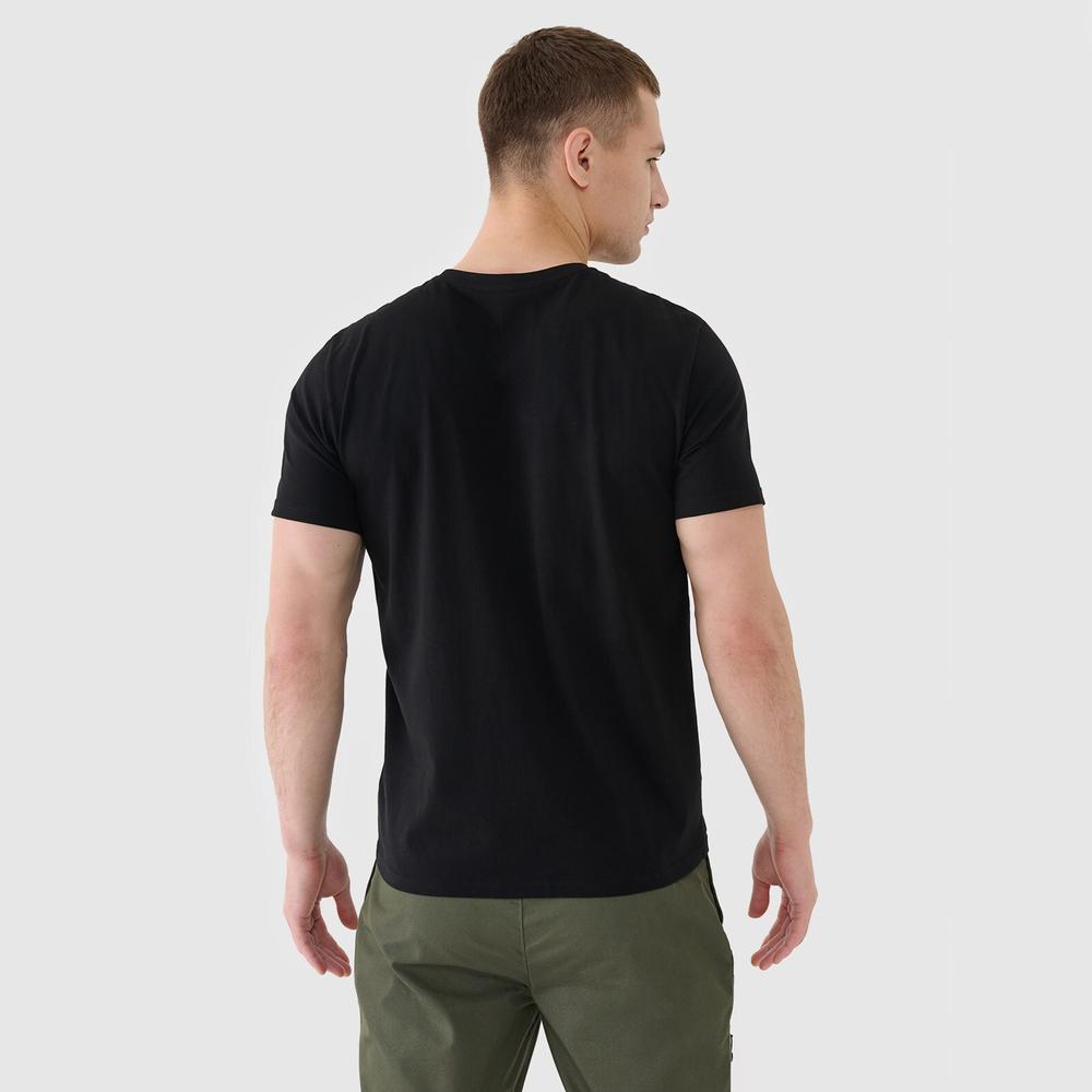 Koszulka męska 4F WSS25TTSHM200320S - czarna