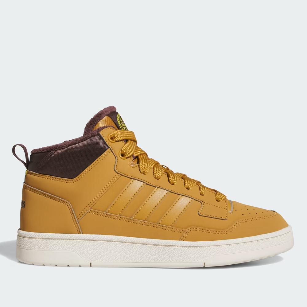 Buty męskie adidas Sportswear Rapid Court Mid Winterized JR0171 - brązowe